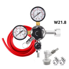 Co2 regulator beer gas - regulator, line