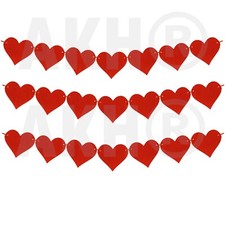 Red Love Heart Letters Happy