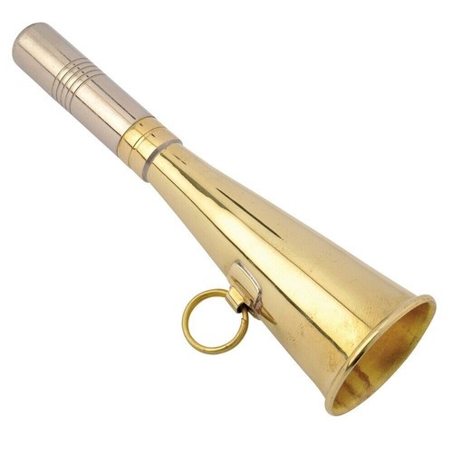 Solid brass fox hunting - hunting, horn