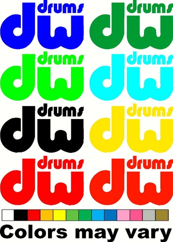 5 dw drums - x, logo