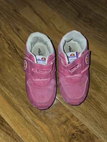 Ellesse girls pink suede - pink,