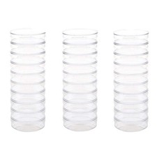 30Pack 90 x 15mm Plastic Petri
