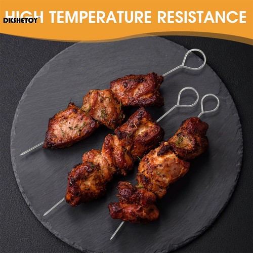 20cm bbq long metal kebab - ,