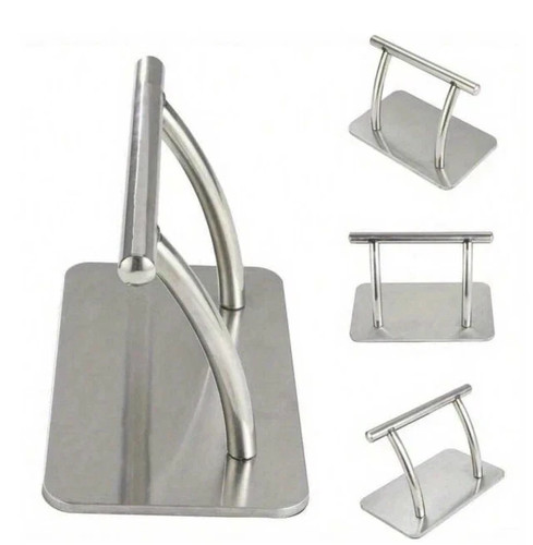 Stainless steel footrest foot - stainless,