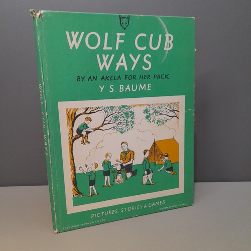 Vintage book wolf cub ways - wolf,