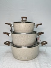 3pc nonstick cooking pot set - pot,