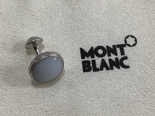 Single mont blanc cufflink - mont,