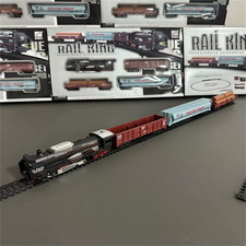 Retro Steam Freight Train