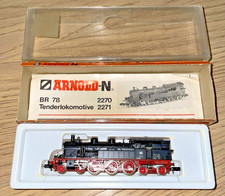 ARNOLD N GAUGE  No.2270 DB BR 78 4-6-4 BLACK STEAM LOCO RN 78 211 - VGC