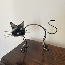 Metal Cat Ornament Indoors