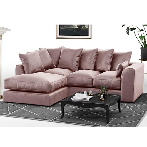 Plush velvet shaped corners - plush,