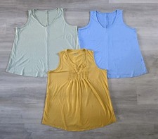 3 x VEST BUNDLE size 22 blue