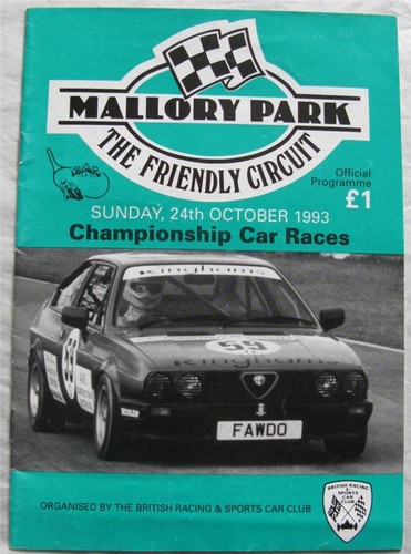 Mallory park oct 1993 brscc - 1993,