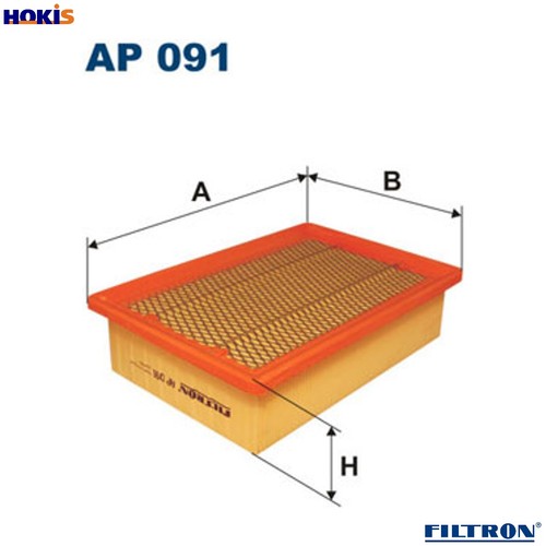 Air filter 091 - 091, for