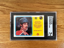 NHL Wayne Gretzky 242 Game Winning Goals Leader 82-83 O-Pee-Chee SGC graded 7 NM