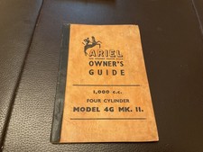 Ariel Owner's Guide : 1,000cc Four cylinder Model 4G MK.11 : January 1956
