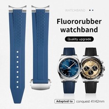 21 22mm FKM Rubber Watch Strap
