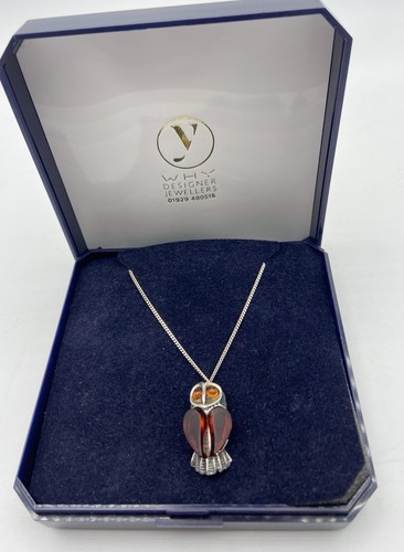 Sterling silver cognac amber - silver,
