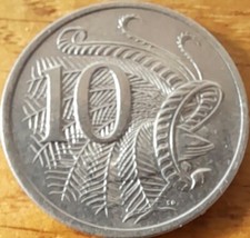 1972 Australia 10 Cent Queen