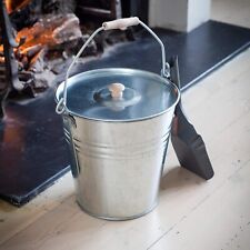 Metal Bucket Fireside Coal Ash