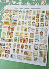 100+ Vintage PERFUME LABELS