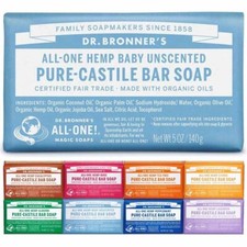 Dr. Bronners Organic Hemp Castile Soap Bar (140g) | Sustainable Ethical Soaps