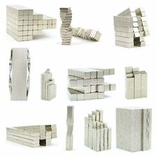 Neodymium block bar magnets Small & Tiny 2mm to 12mm N35 N52 rare earth