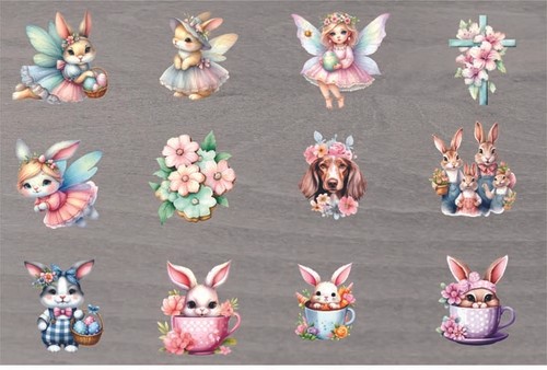 12x colourful mixed fairy - 12x,