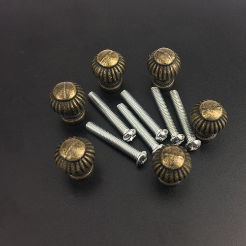 6pc vintage brass pumpkin - vintage,