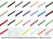 20mm Ric Rac Trimming Zig Zag