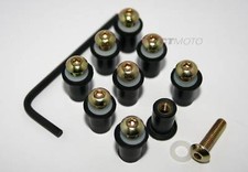 Ducati Wind Screen Shield screws & rubbers kit 748 916 996 998 GOLD