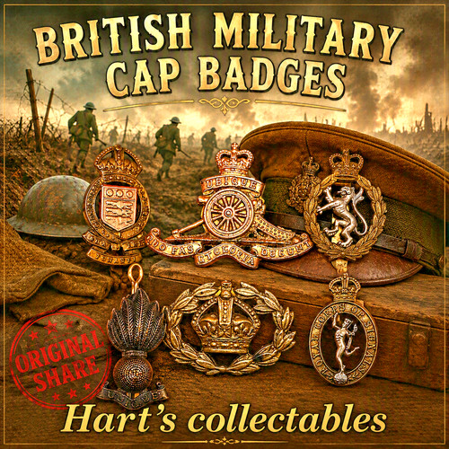 British military cap badges - british,