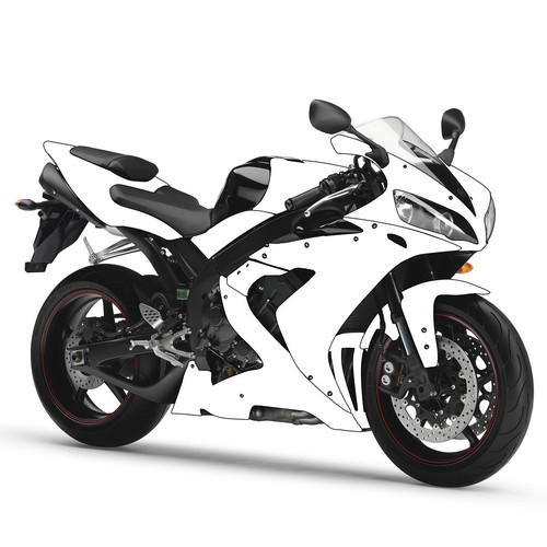 Yamaha yzf 2006 unpainted - yzf-r1,