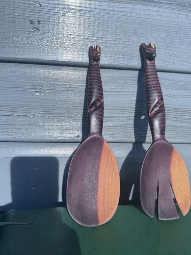 Hand crafted wooden - wooden, salad