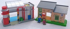 Postman Pat playset Bundle:Sorting Office and Greendale post office plus figures