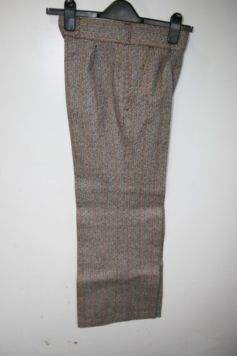 Vintage brown wool check - 70's,