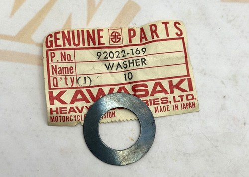 Nos kawasaki oem plain washer - kawasaki,