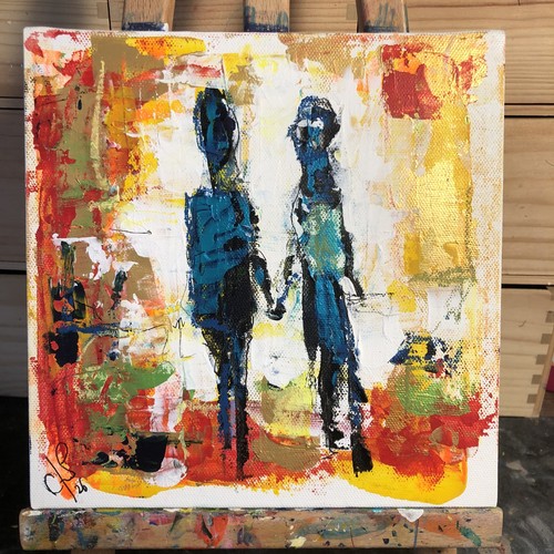 Original acrylic painting - painting, a111