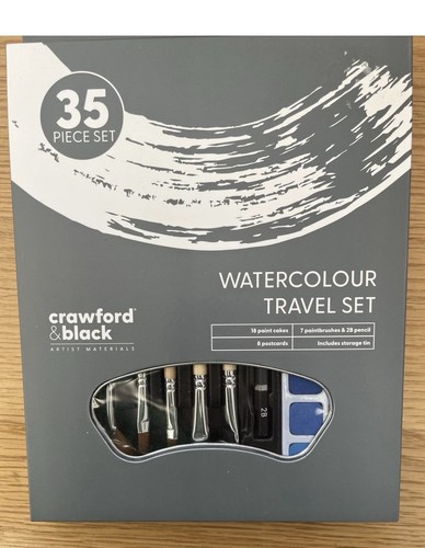 Crawford and bkack watercolour - crawford,