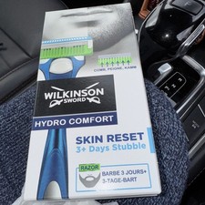 WILKINSON SWORD HYDRO COMFORT SKIN RESET 3+DAYS STUBBLE(NEW IN BOX)
