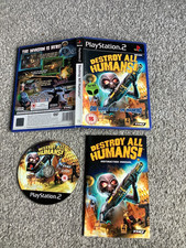 PLAYSTATION 2 GAME-DESTROY ALL HUMANS + MANUAL