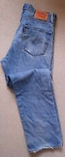 MENS LEVI'S 751 STRAIGHT LEG BLUE JEANS. W34 L32