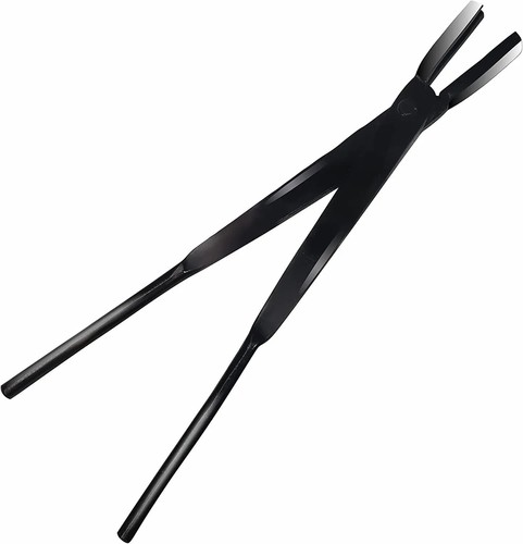 Blacksmith tongs round jaw - blacksmith,