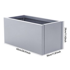 Zinc Metal Trough Large Garden
