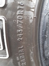 2X GENERAL GRABBER TYERS 245 70 R16 107 AT2  GOOD CONDITION 8MM 