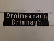 Dublin Oct 1982 Bus Blind 34”- Drimnagh / Droimeanach