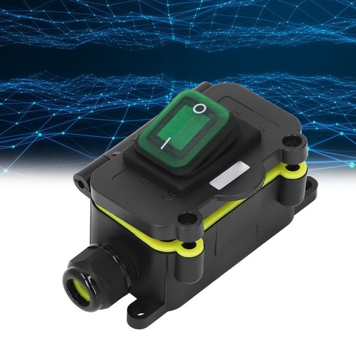 Outdoor junction box with - box, push