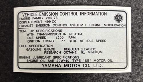 Yamaha xt500 1979 vehicle - yamaha,