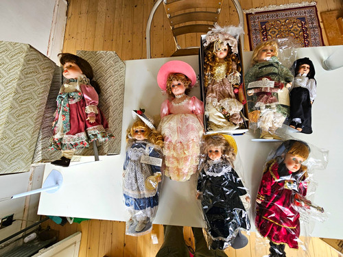 Alberon porcelain dolls and - 3,