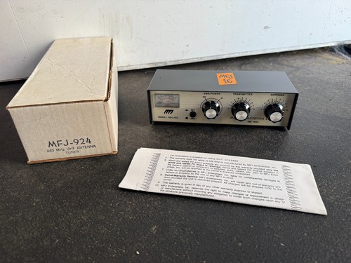 Mfj 924 antenna tuner - antenna, mhz